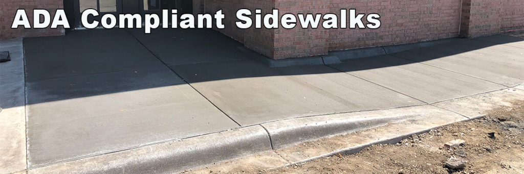 An ADA Compliant Sidewalk from Goodmanson Construction
