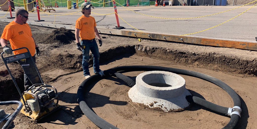 catch basin repair and installation commercial parking lot