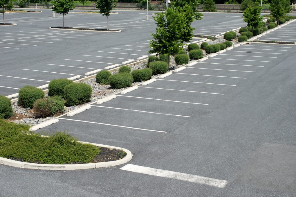 parking lot landscaping adding to parking lot cost